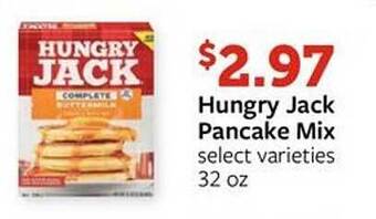 Fareway Hungry jack pancake mix offer