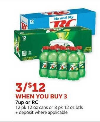Fareway 7up or rc offer