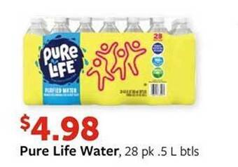 Fareway Pure life water offer