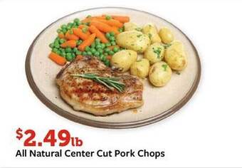 Fareway All natural center cut pork chops offer