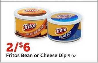 Fareway Fritos bean or cheese dip offer