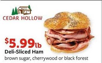 Fareway Deli-sliced ham offer