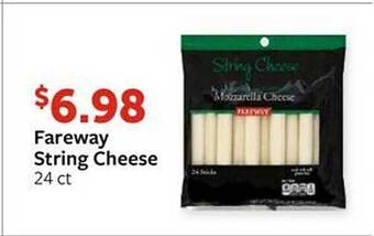 Fareway Fareway string cheese offer