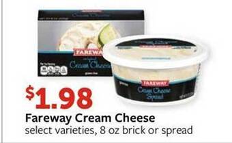 Fareway Fareway cream cheese offer