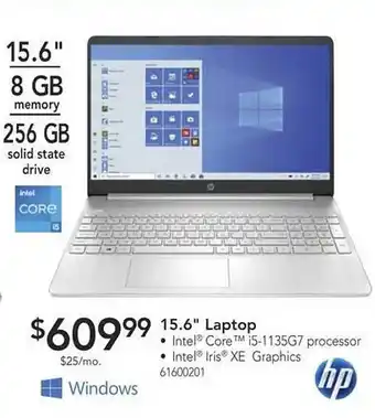 Nebraska Furniture Mart Hp windows 15.6 offer