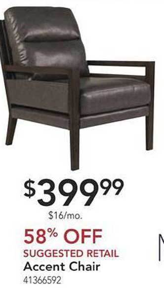 Nebraska Furniture Mart Accent chair offer