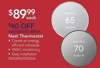 Nest thermostat