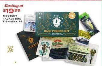 Mystery tackle box fishing kits