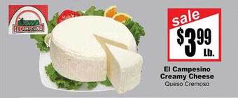 Rancho Markets El campesino creamy cheese offer