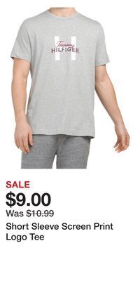 TJ Maxx Short sleeve screen print logo tee offer