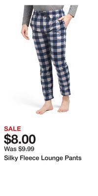 TJ Maxx Silky fleece lounge pants offer