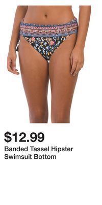 TJ Maxx Banded tassel hipster swimsuit bottom offer