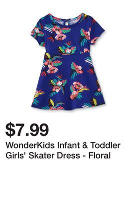 Kmart Wonderkids infant & toddler girls' skater dress - floral offer