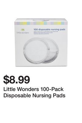 Kmart Little wonders 100-pack disposable nursing pads offer