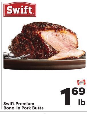 Weis Markets Swift premium bone-in pork butts offer