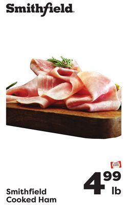 Weis Markets Smithfield cooked ham offer
