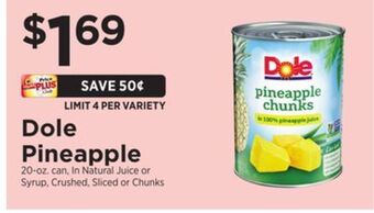 ShopRite Pineapple offer
