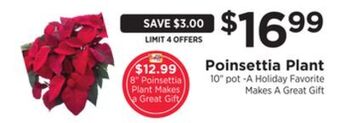ShopRite Poinsettia plant offer