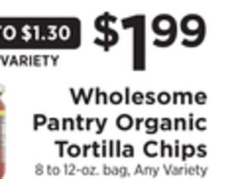 ShopRite Organic tortilla chips offer