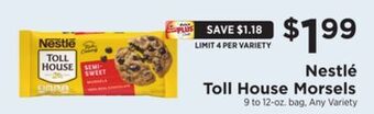 ShopRite Toll house morsels offer