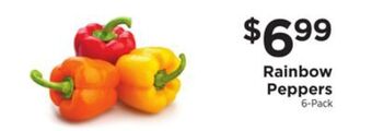 ShopRite Rainbow peppers offer