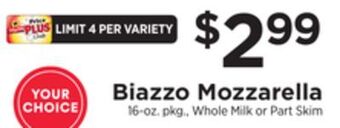 ShopRite Mozzarella offer