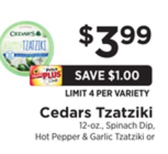 ShopRite Tzatziki offer