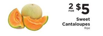 ShopRite Sweet cantaloupes offer