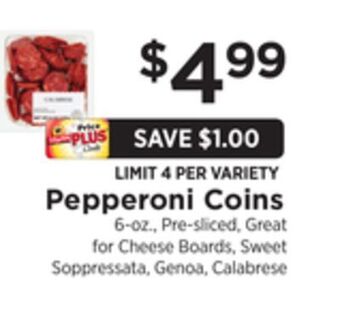 ShopRite Pepperoni coins offer