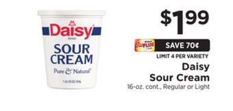 ShopRite Sour cream offer