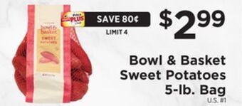 ShopRite Sweet potatoes 5-lb. bag offer