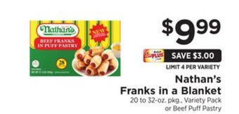 ShopRite Franks in a blanket offer