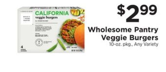 ShopRite Veggie burgers offer