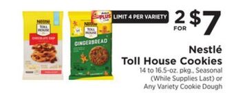ShopRite Toll house cookies offer