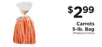 ShopRite Carrots 5-lb. bag offer