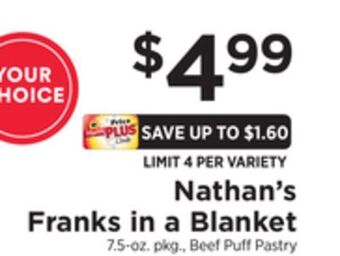 ShopRite Franks in a blanket offer