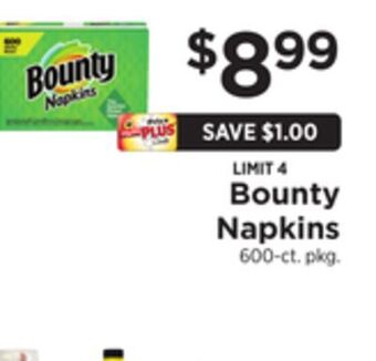 ShopRite Napkins offer