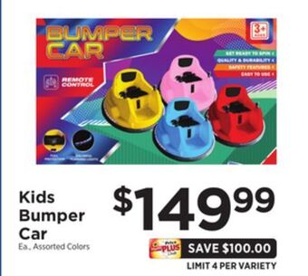 ShopRite Kids bumper car offer