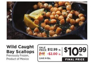 ShopRite Wild caught bay scallops offer