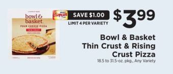 ShopRite Thin crust & rising crust pizza offer