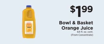 ShopRite Orange juice offer