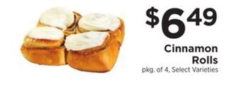ShopRite Cinnamon rolls offer