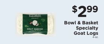 ShopRite Specialty goat logs offer