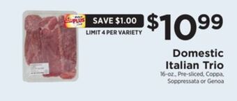 ShopRite Domestic italian trio offer