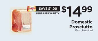 ShopRite Domestic prosciutto offer