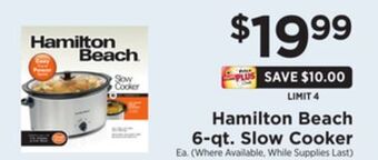 ShopRite 6-qt. slow cooker offer