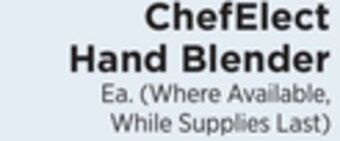 ShopRite Hand blender offer