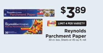 ShopRite Parchment paper offer