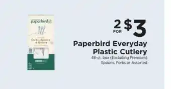 ShopRite Paperbird everyday plastic cutlery offer