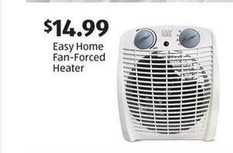 Aldi Easy home fan-forced heater offer